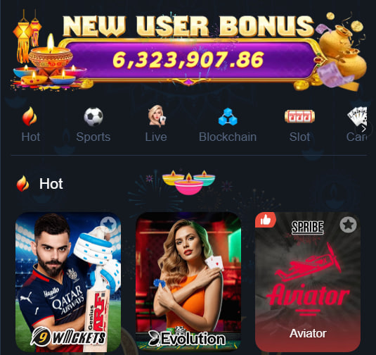 The third image of the app ，Online betting platform with the best betting games with highest cash rewards